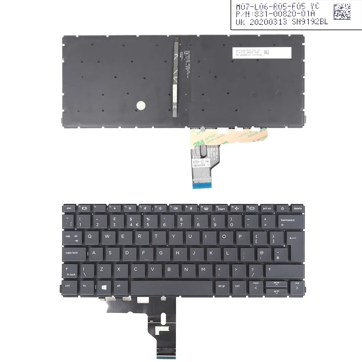 Picture of HP ProBook 430 G8 X360 435 G7 G8 BLACK( With Backlit WIN8)